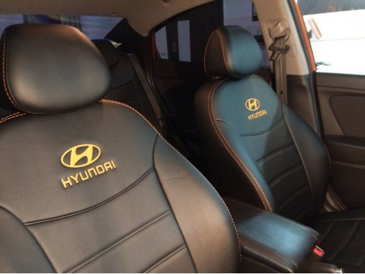 Авточехлы на Hyundai Solaris