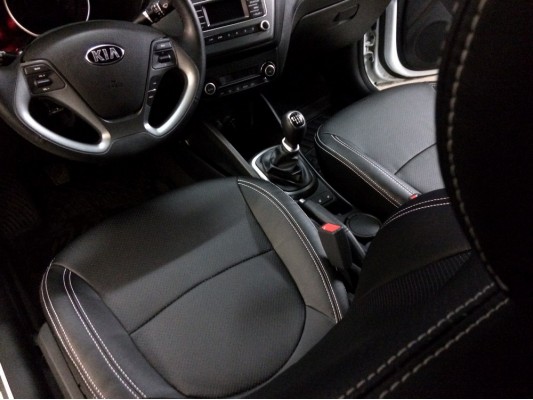 Каркасные авточехлы на KIA Rio 3